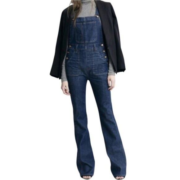 Madewell Pants - Madewell Flea Market Flare Leg Overalls
